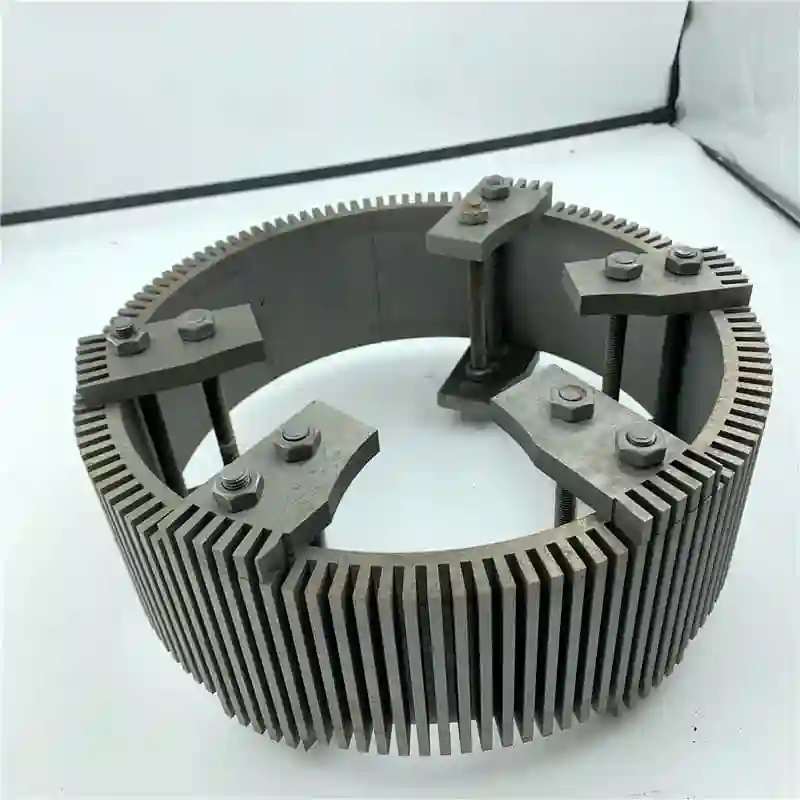 New energy hub motor iron core stator wire cutting