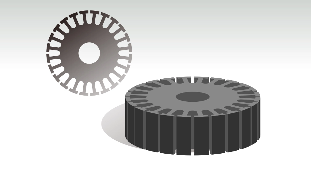 Non-oriented Silicon Steel ST-series high-efficiency motors with both low loss and miniaturization